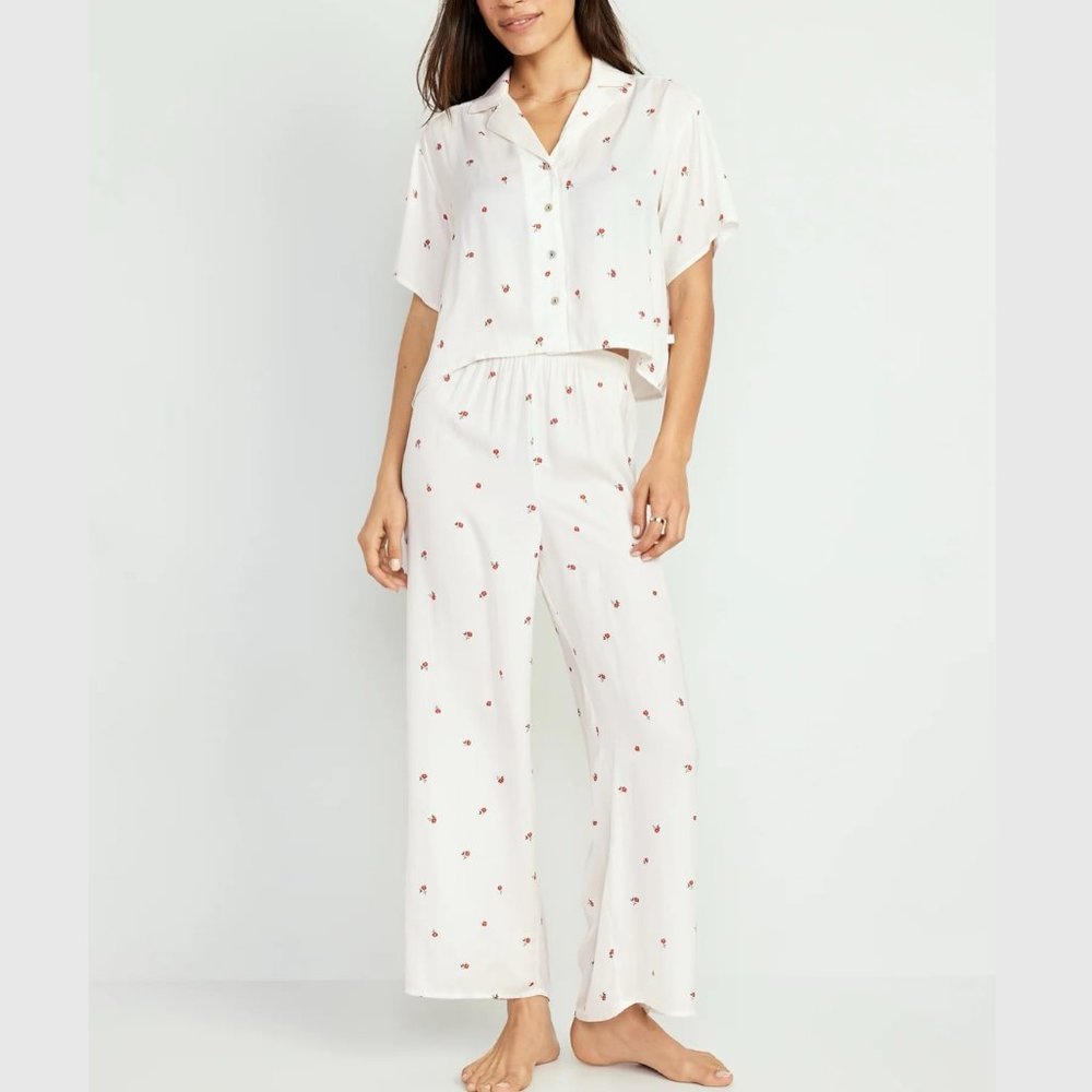 Satin Pajama Set for Women